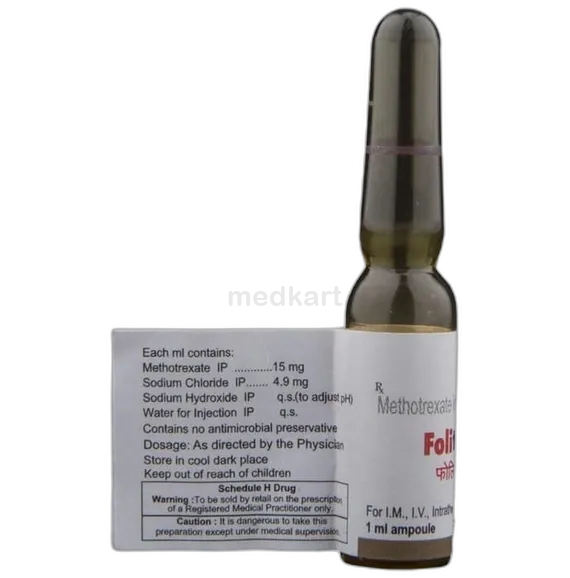 folitrax 15mg injection 1 ml